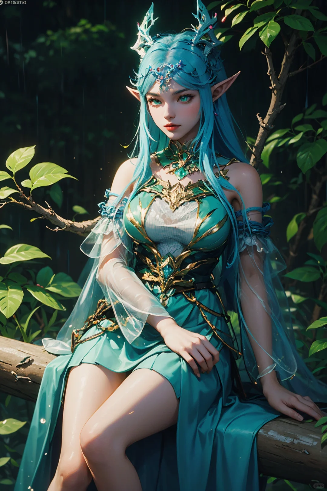 自然女神：雨天不能在树下躲雨 树上也不行