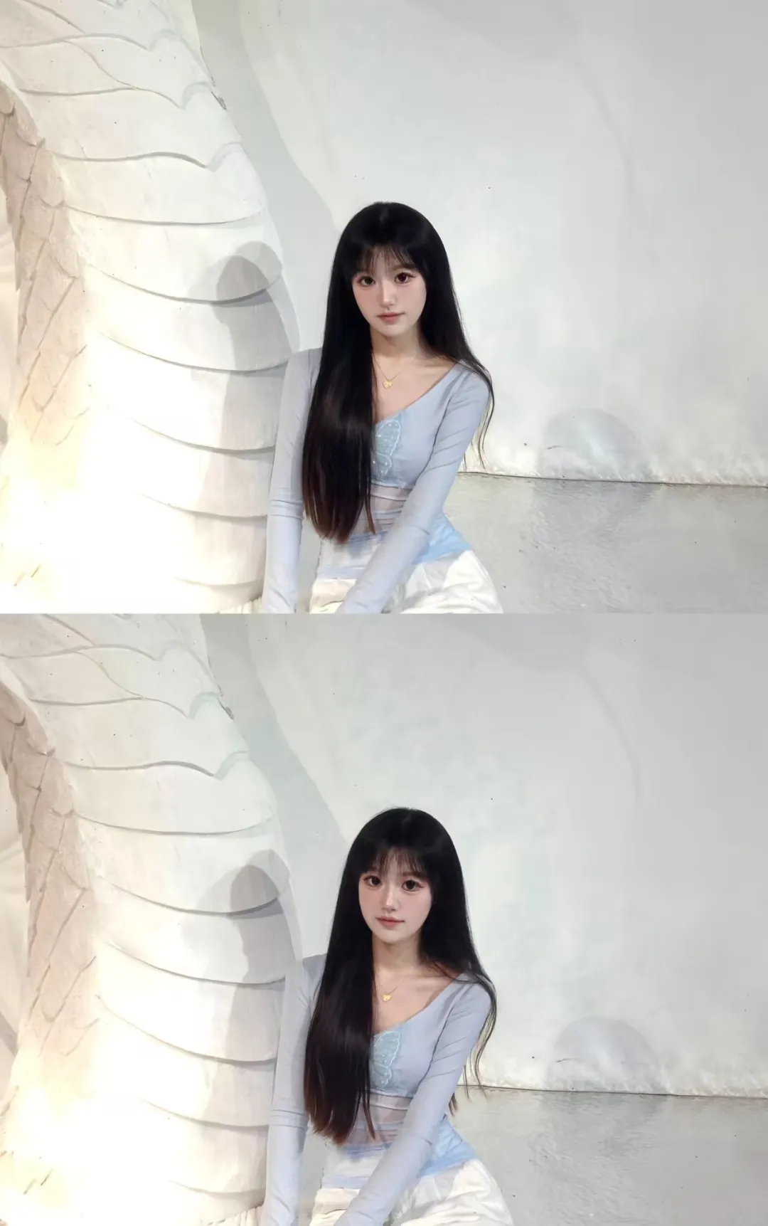头发真是氛围美女必备