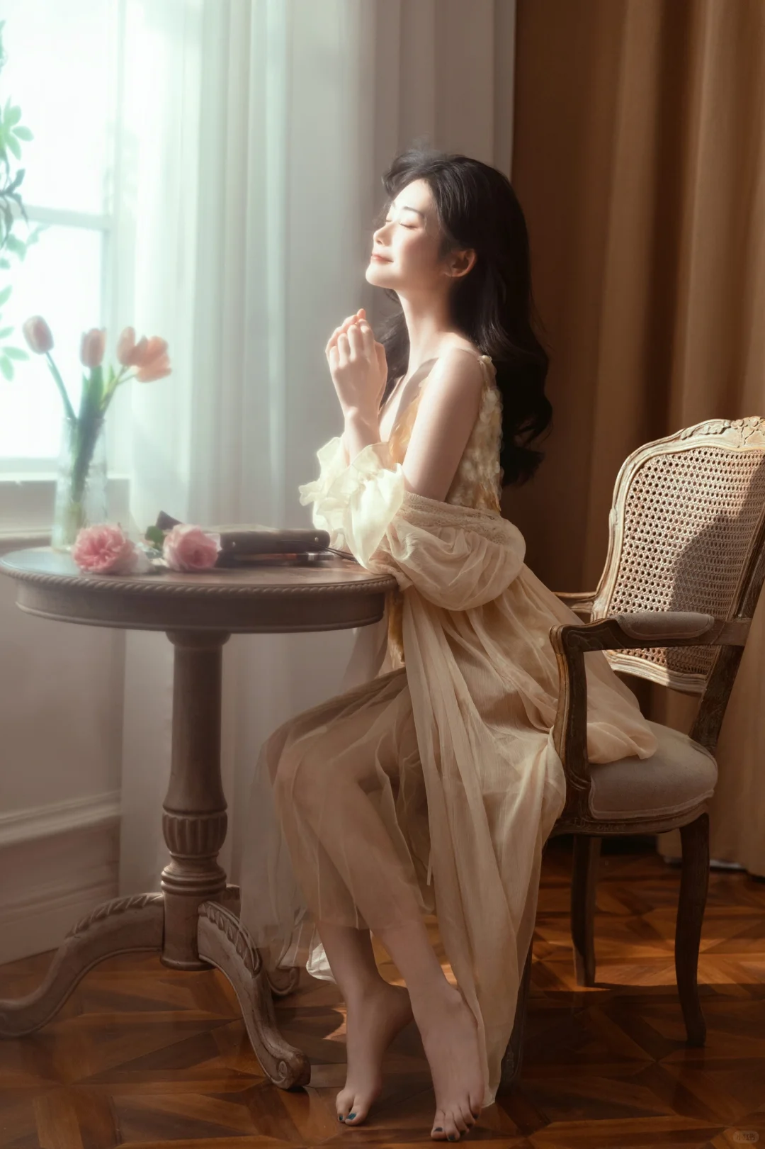 超仙轻私房！早春纯欲氛围感少女写真🍃