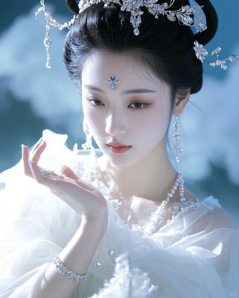 这一袭，天女下凡！绝美！