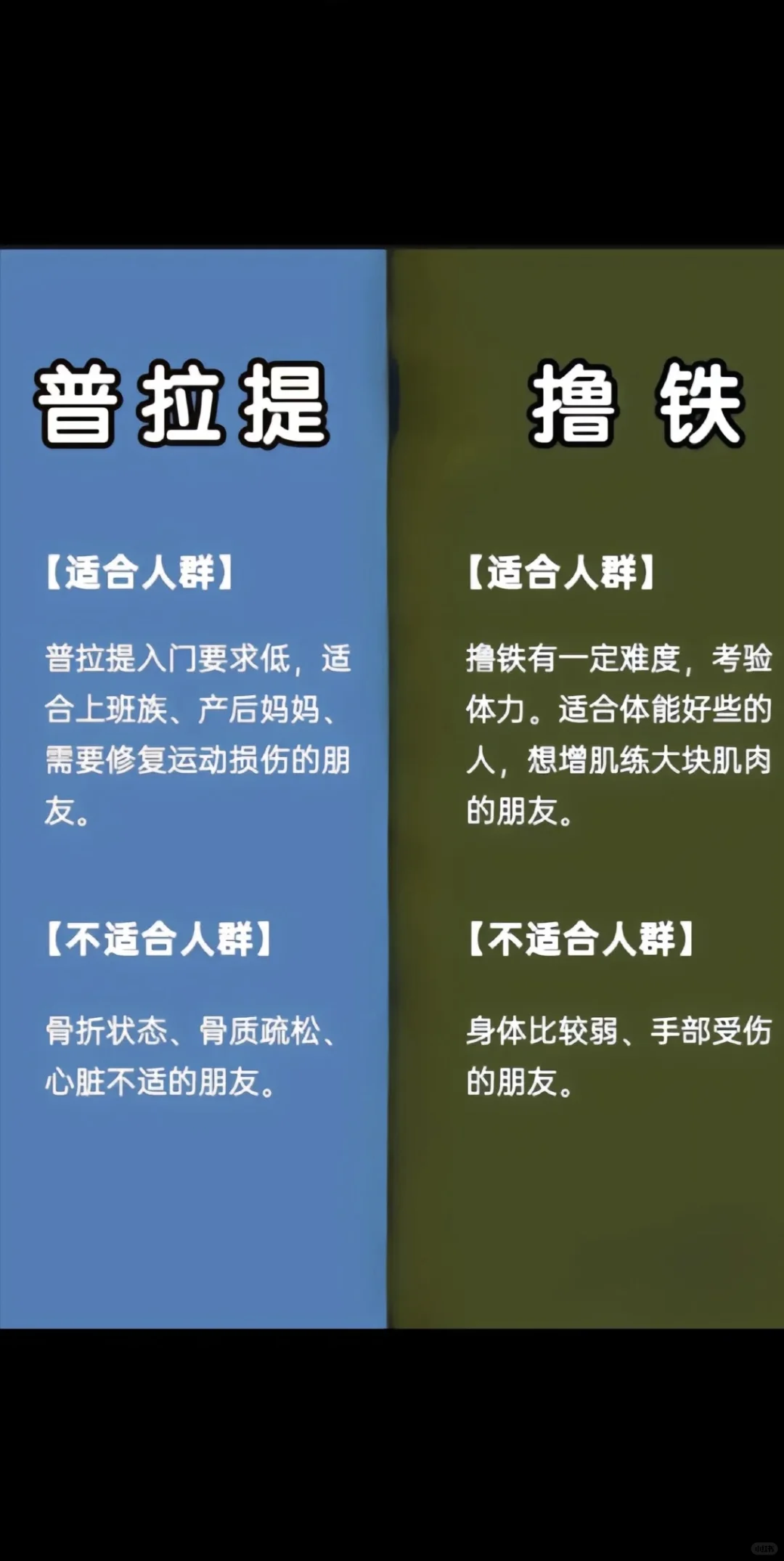 选择普拉提or撸铁？女生该怎么选择？