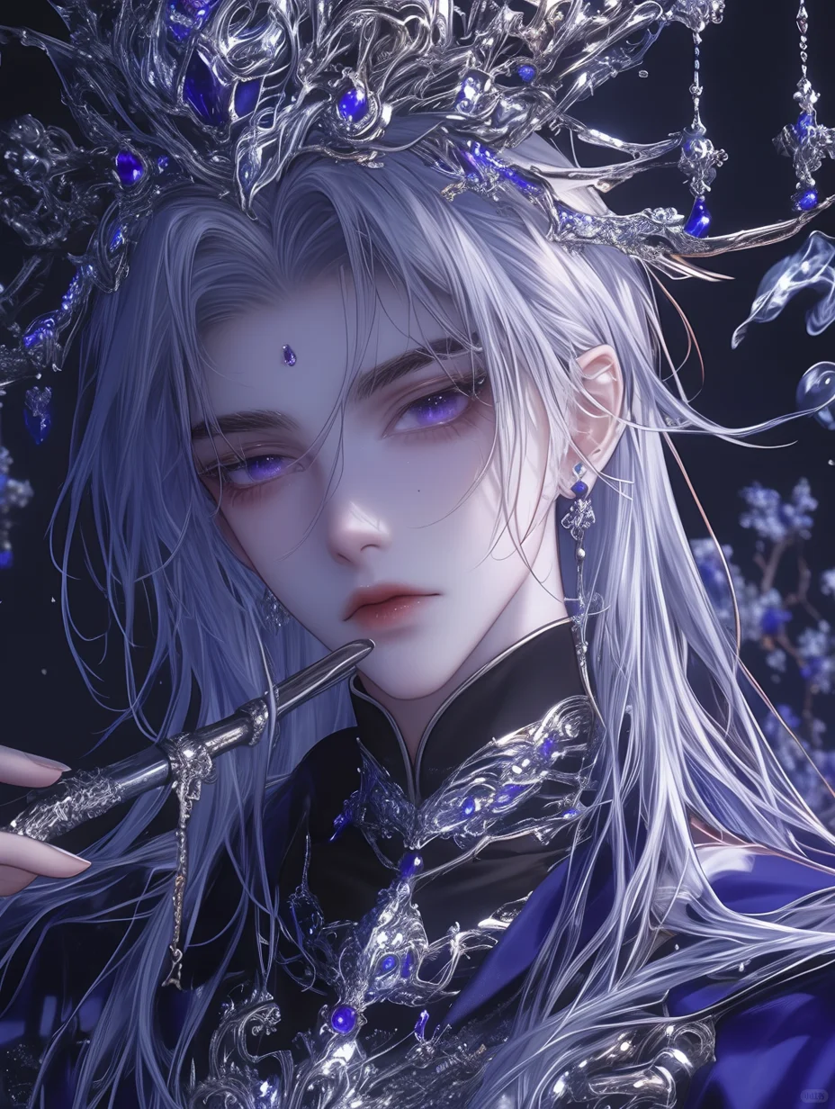 Lucifer｜“紫衣绽放，婀娜映雪肤。”