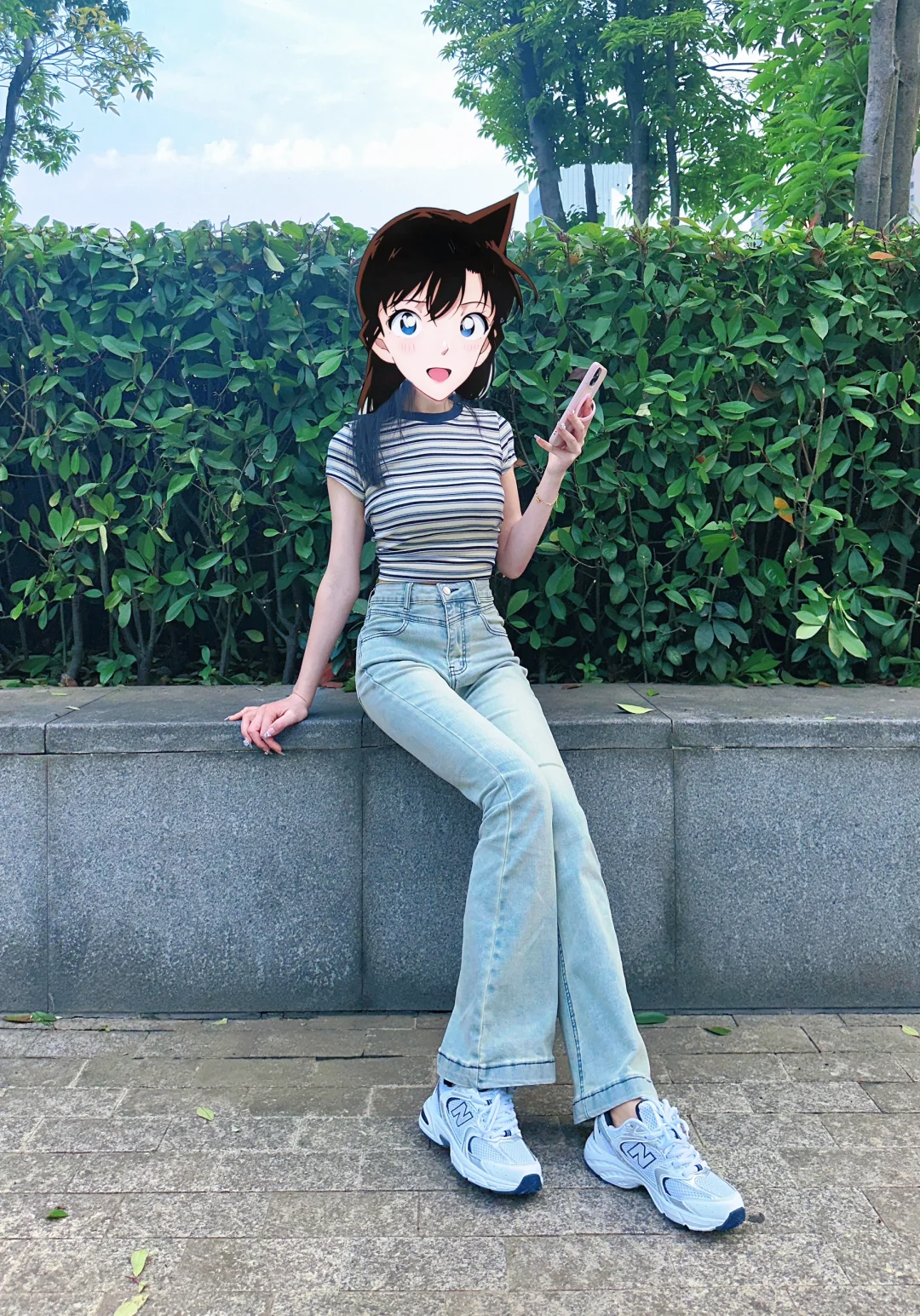 船袜穿搭之肉丝白袜