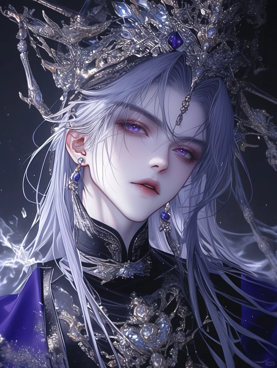 Lucifer｜“紫衣绽放，婀娜映雪肤。”