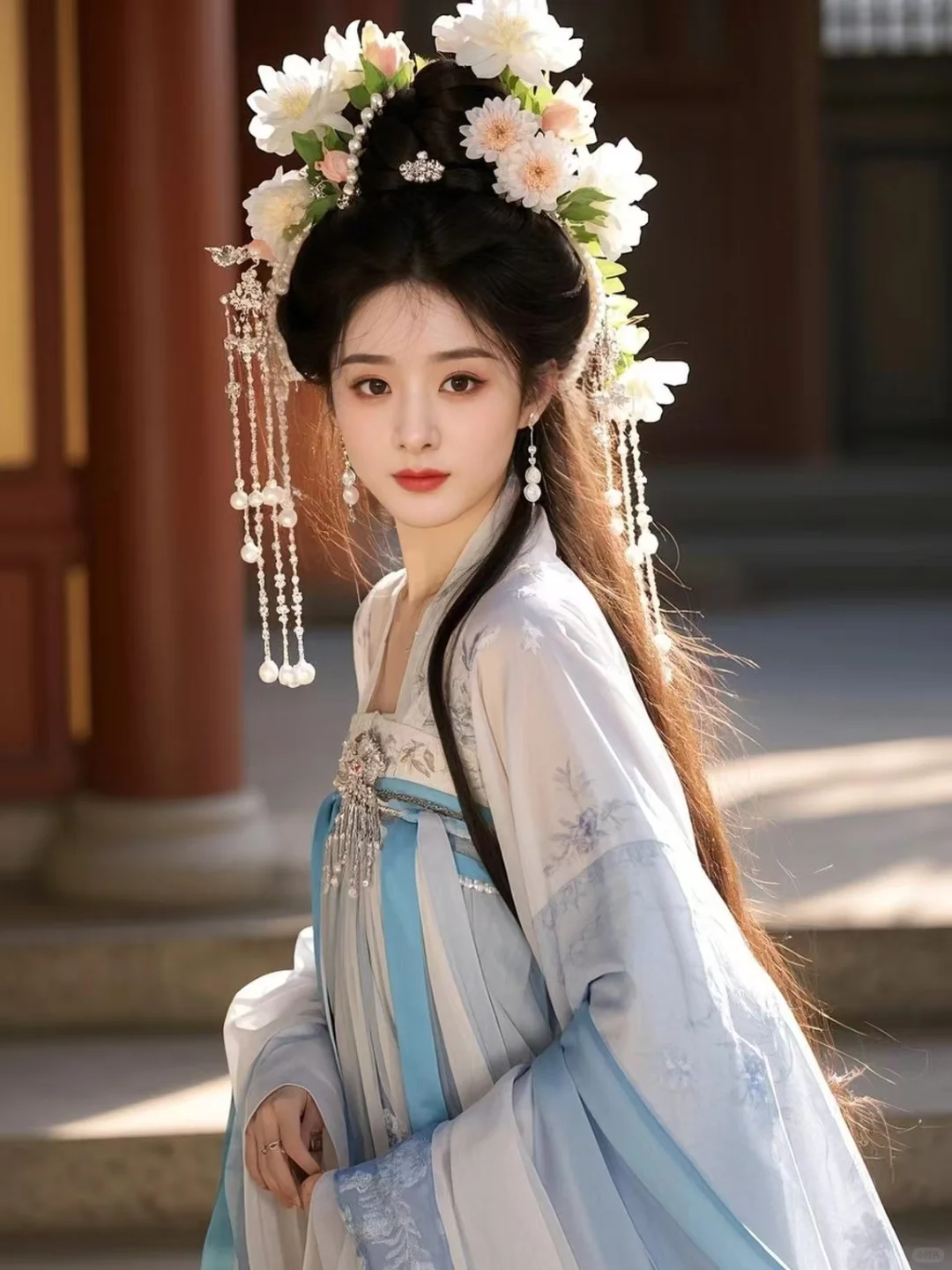 恰似花神降凡尘，古风汉服真的是很出片呀！