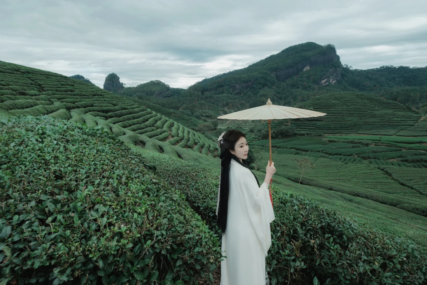 那远山呼唤我⛰️今天是女主神仙姐姐～采茶女