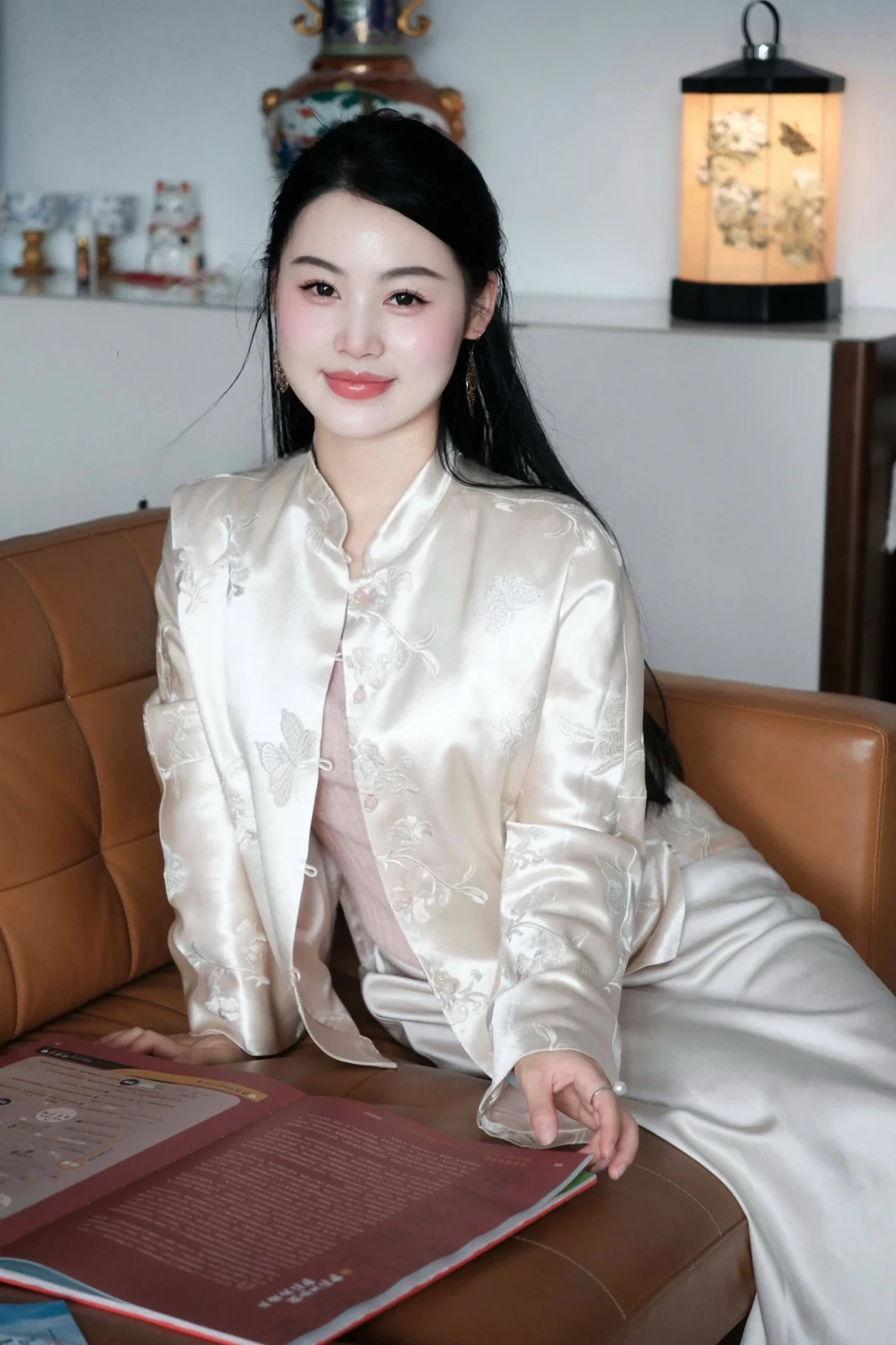 新中式的光泽感好贵气
