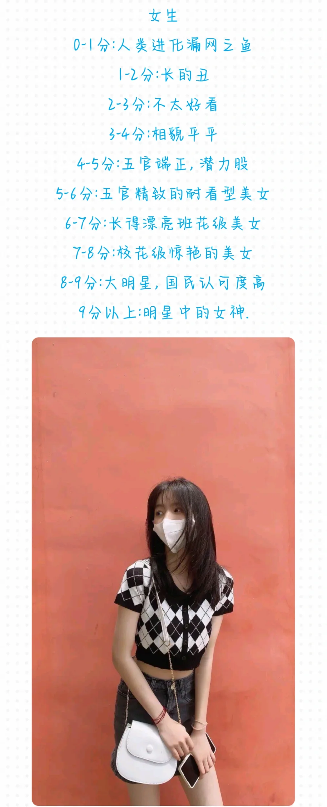 颜值测评➕建议