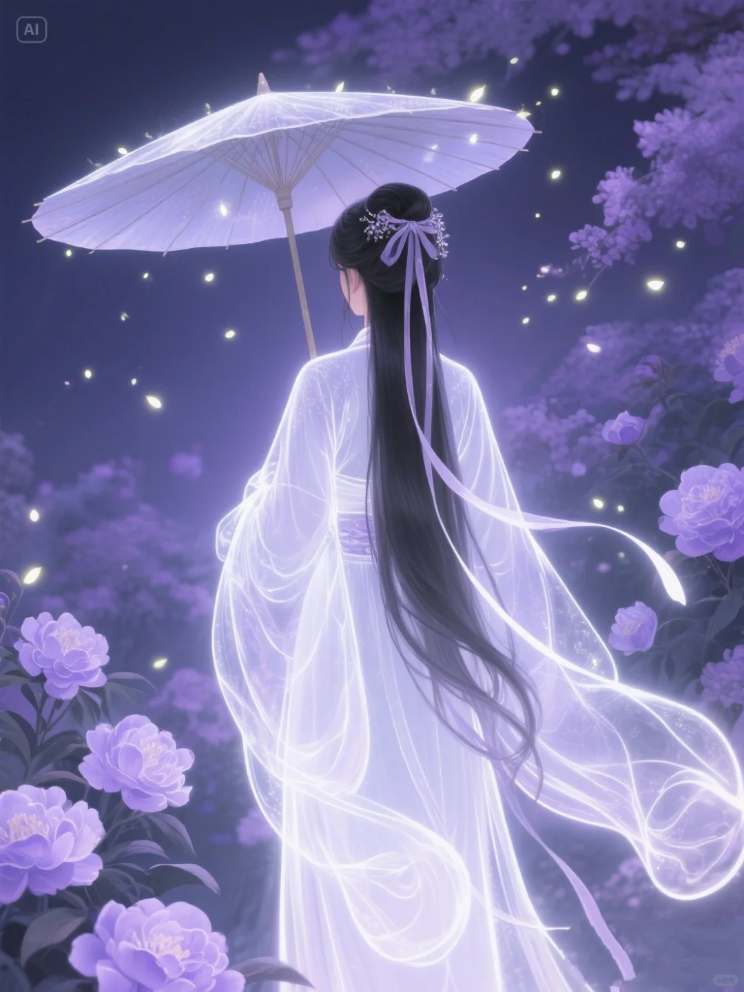 紫色系唯美古风