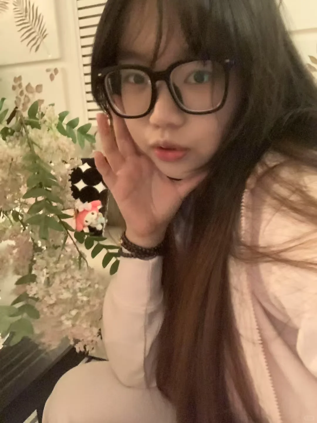 全粉色穿搭