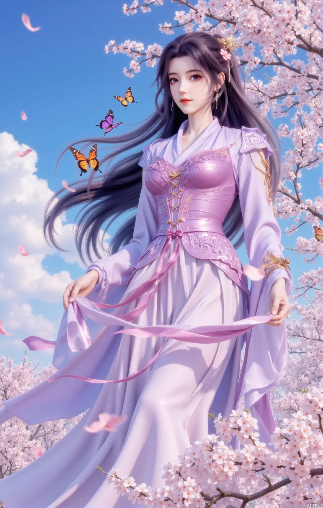 国漫女神《师兄啊师兄》云霄 战甲