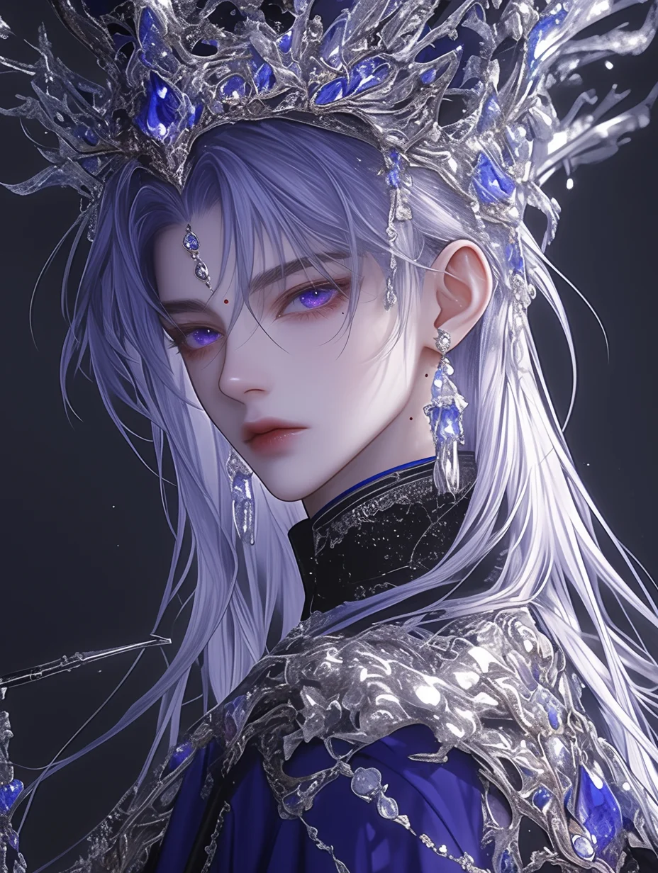 Lucifer｜“紫衣绽放，婀娜映雪肤。”