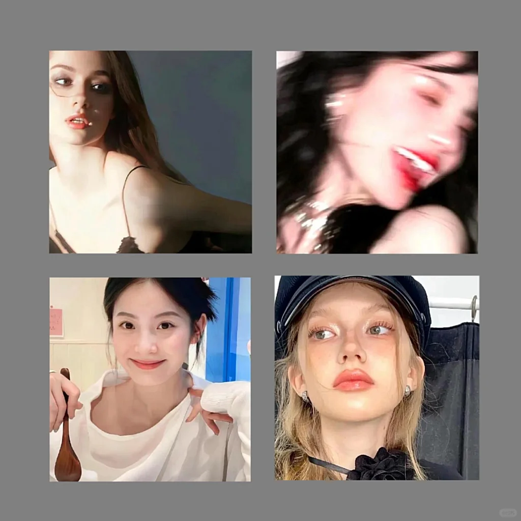 ins风女头/