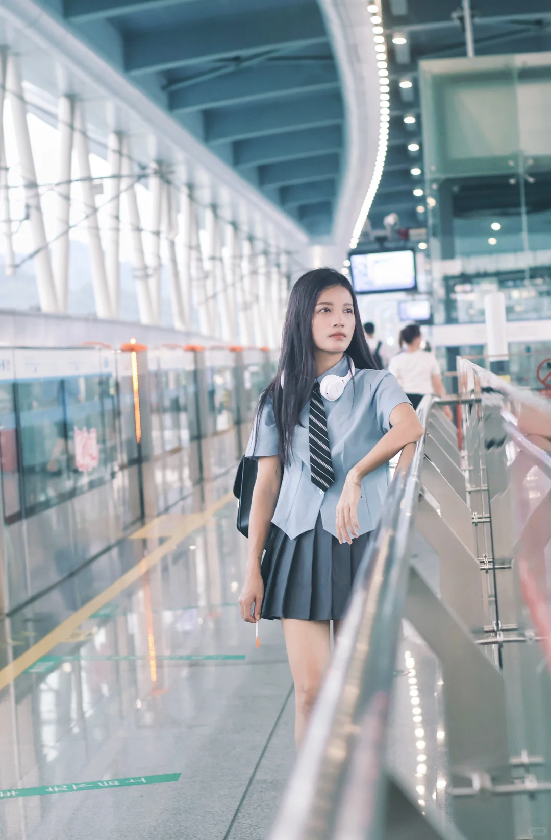 日系电影感氛围照📸福州地铁营前站🚅