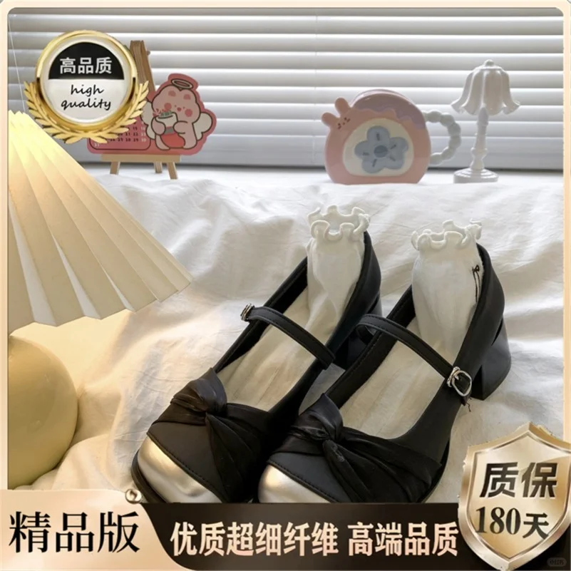 温柔仙女风浅口高跟鞋女2025春夏新款法