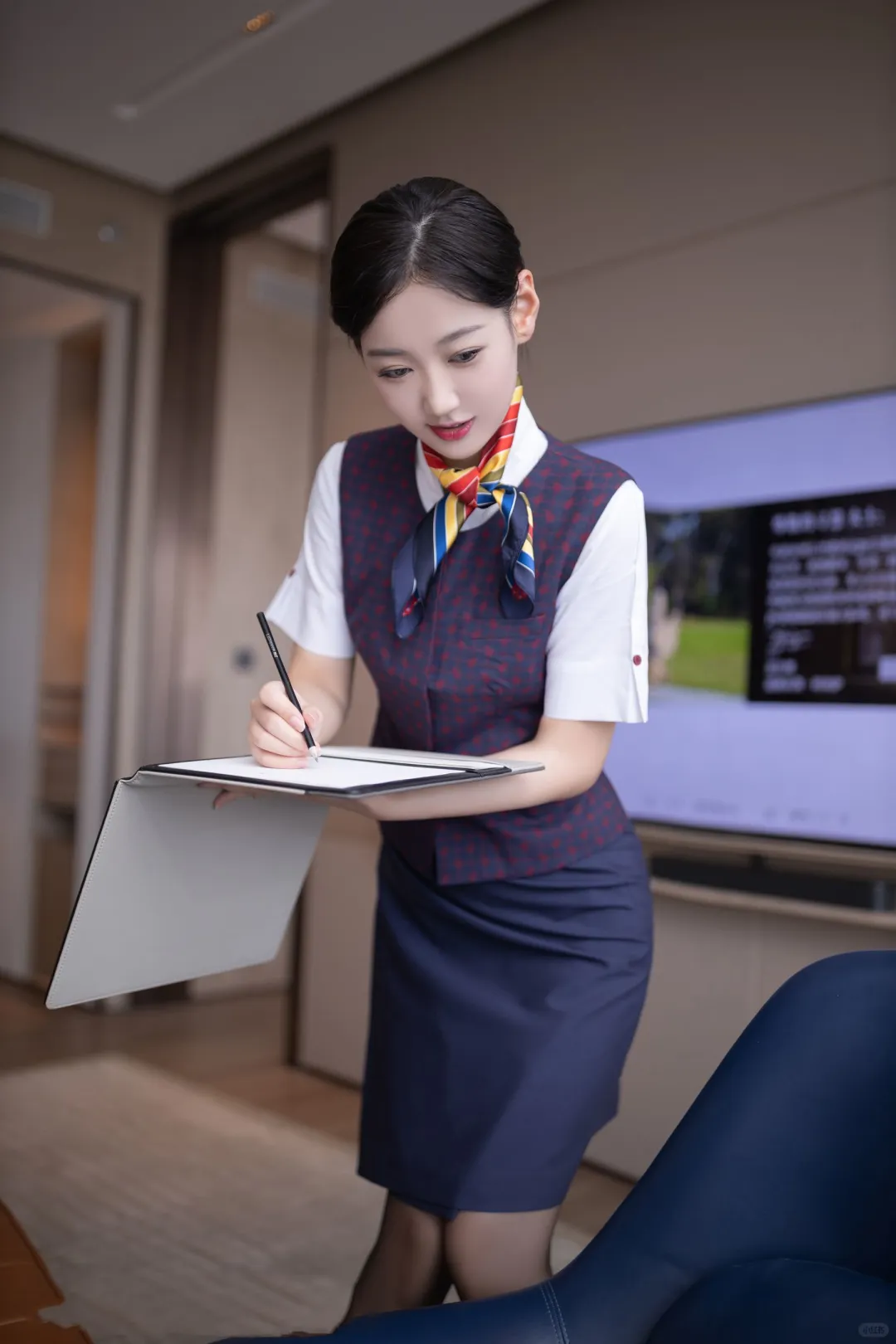 唐安琪 国航空姐写真/(89P)