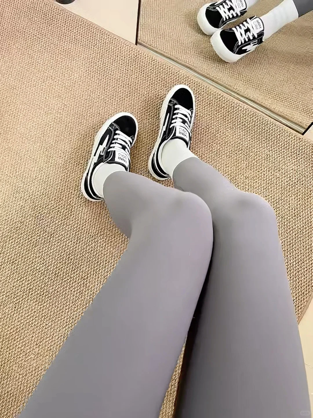 一眼就沦陷的瑜伽裤～灰色💗