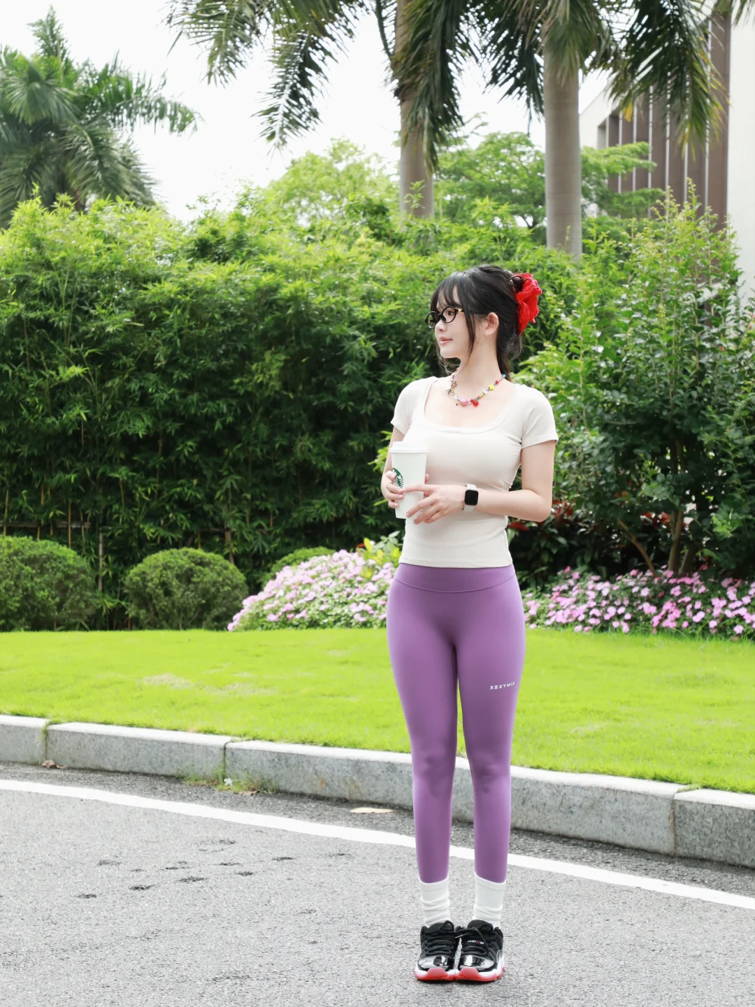 ☆𝗽𝘂𝗿𝗽𝗹𝗲 𝗳𝗶𝘁💜瑜伽女孩的日常