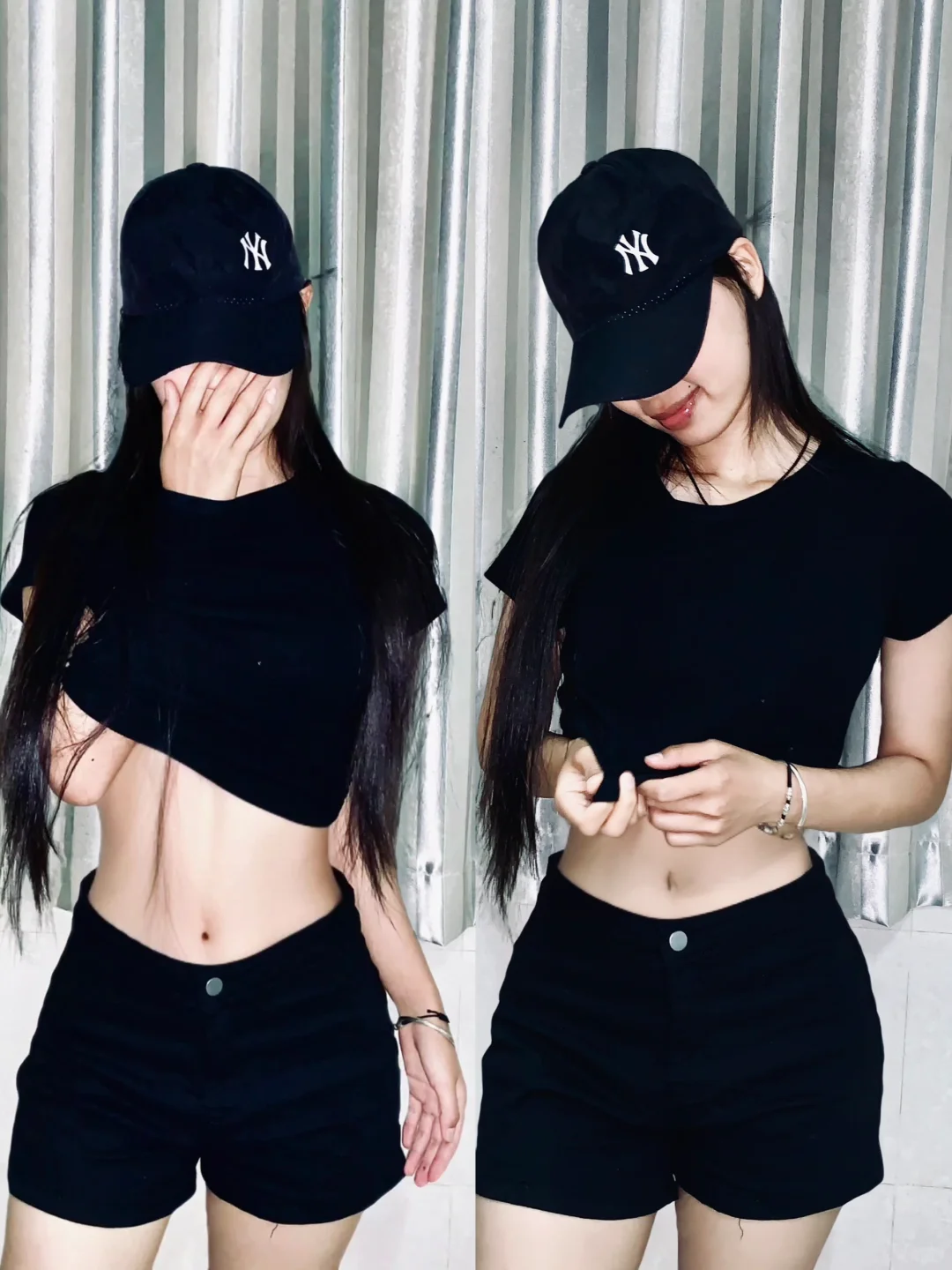 手穿衣服辣妹照，这题我会了～