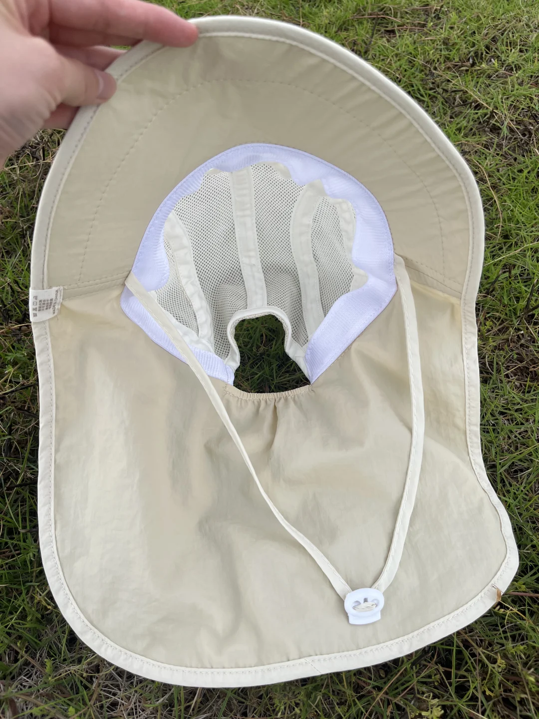 👀巨巨巨巨可爱的～奶油色小熊防晒帽👒