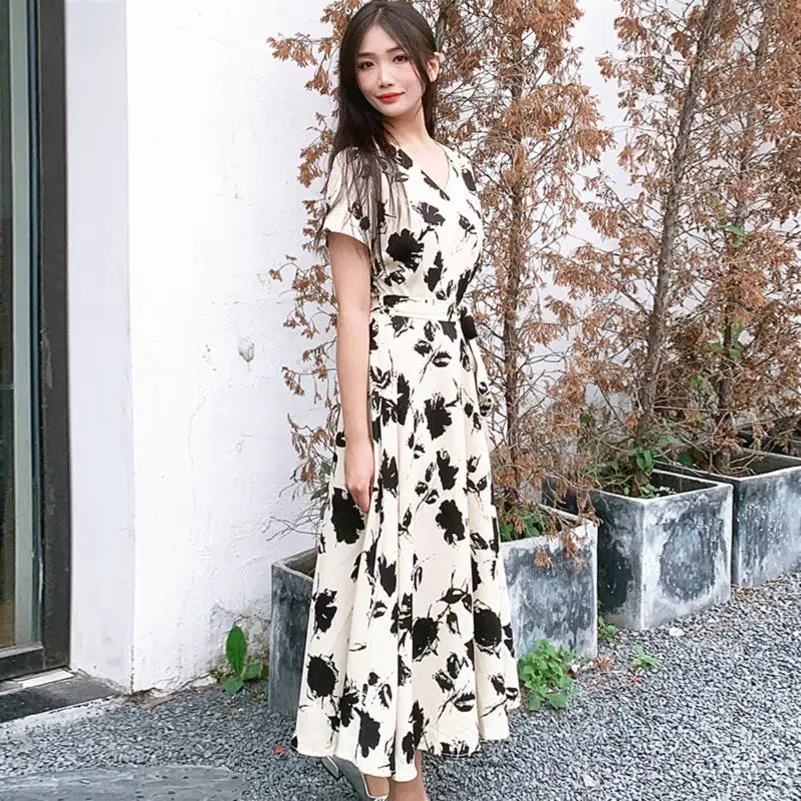 轻熟风裙子2025新款夏装女复古气质中长