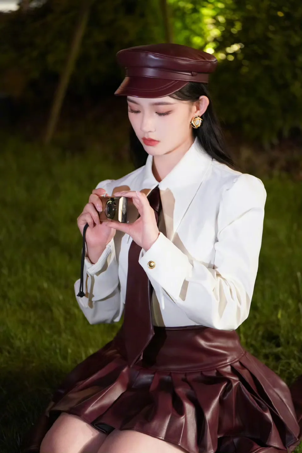 林允 美到发光