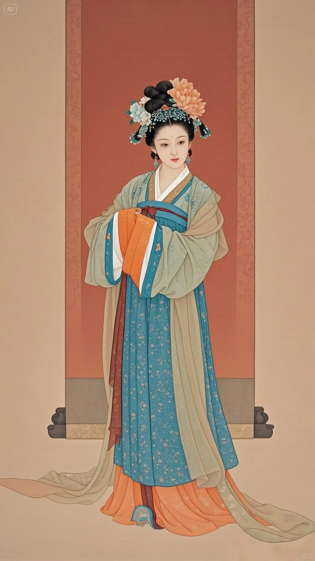 墨染青丝·眸若秋水，古风美人图鉴