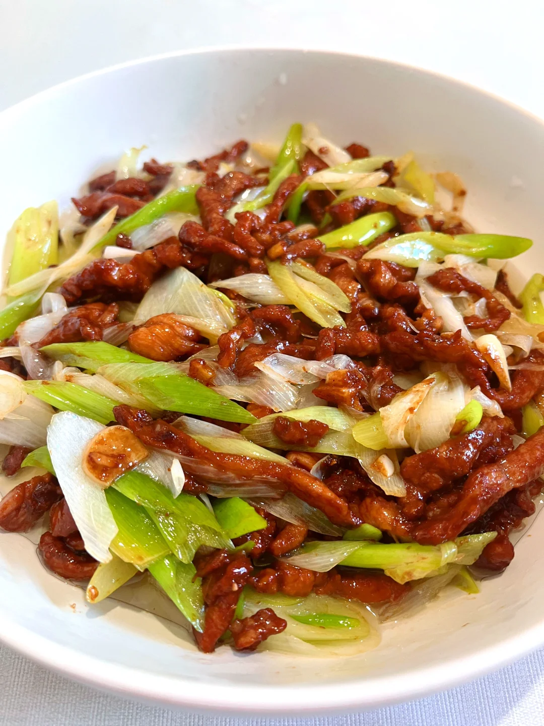 分享巨下饭的葱爆肉丝家常做法❗太好吃了👍