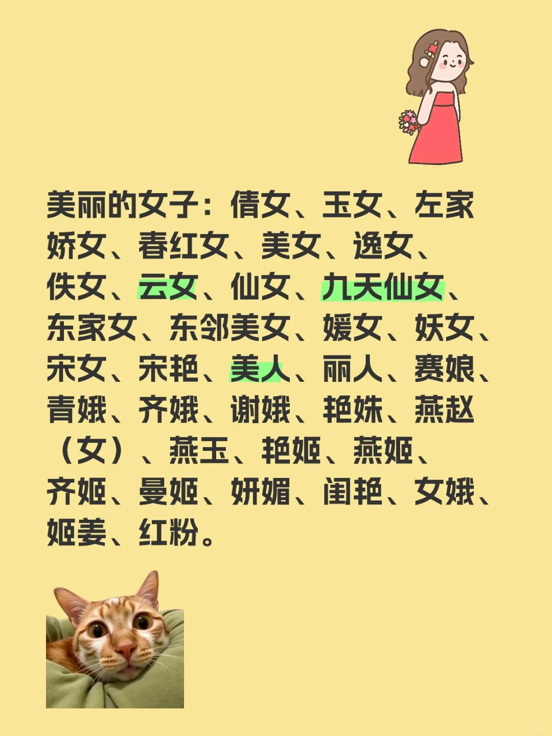 美丽的女子【小说素材】