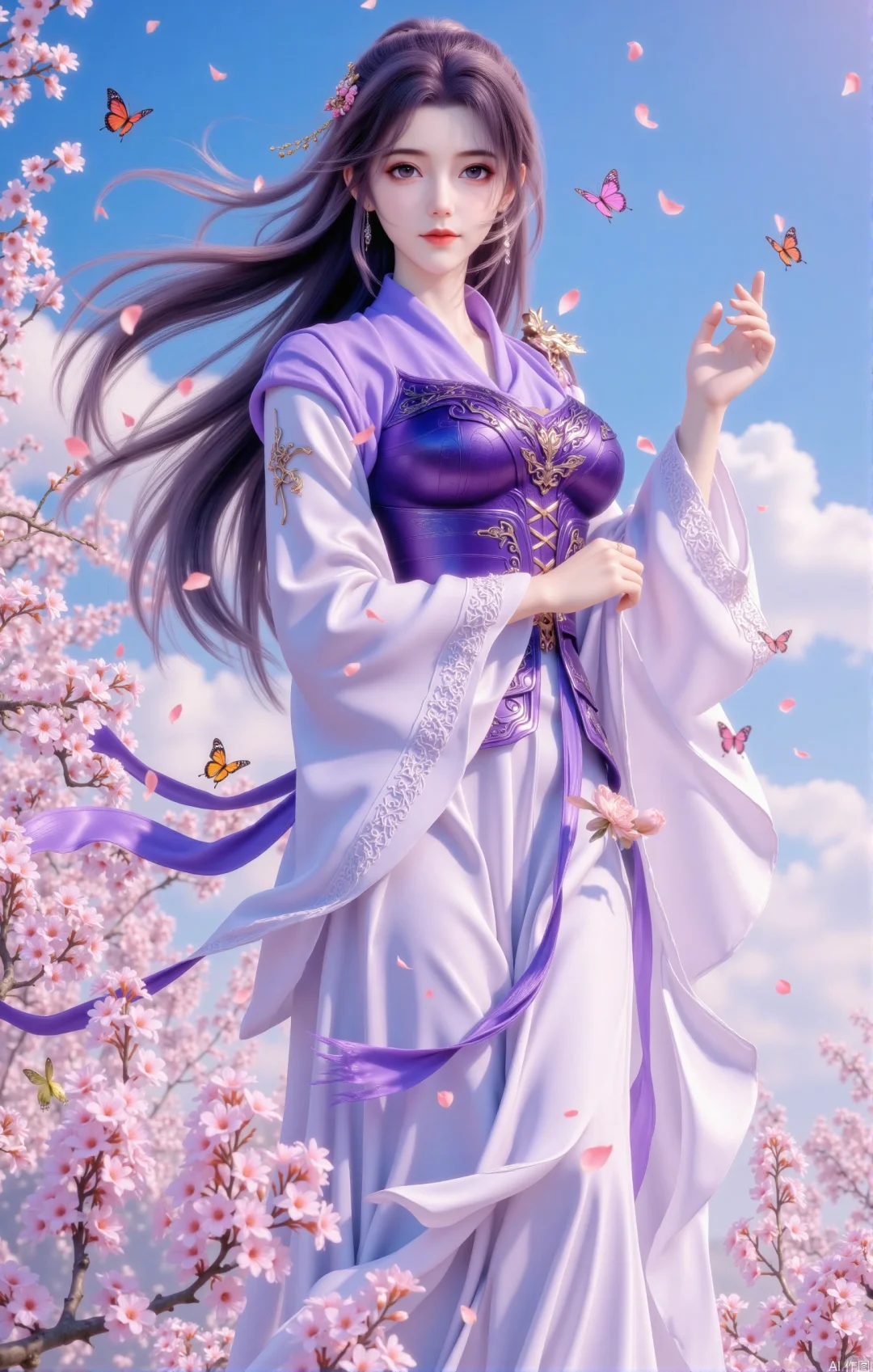 国漫女神《师兄啊师兄》云霄 战甲
