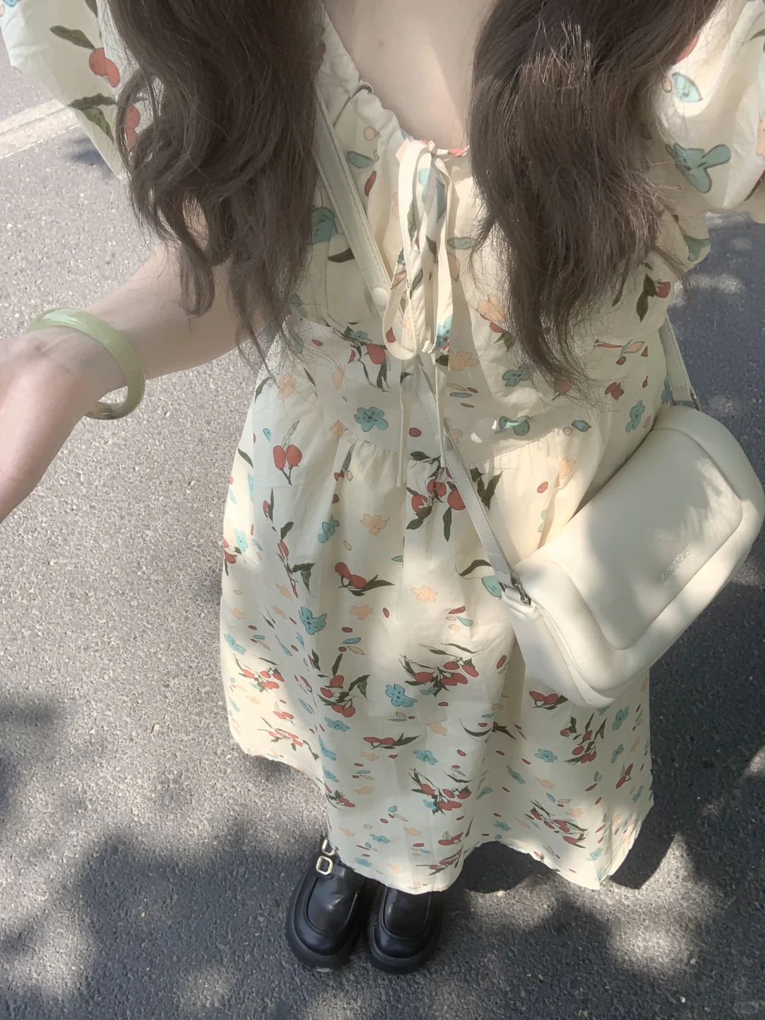 啊啊啊夏日法式小碎花连衣裙裙好漂亮！