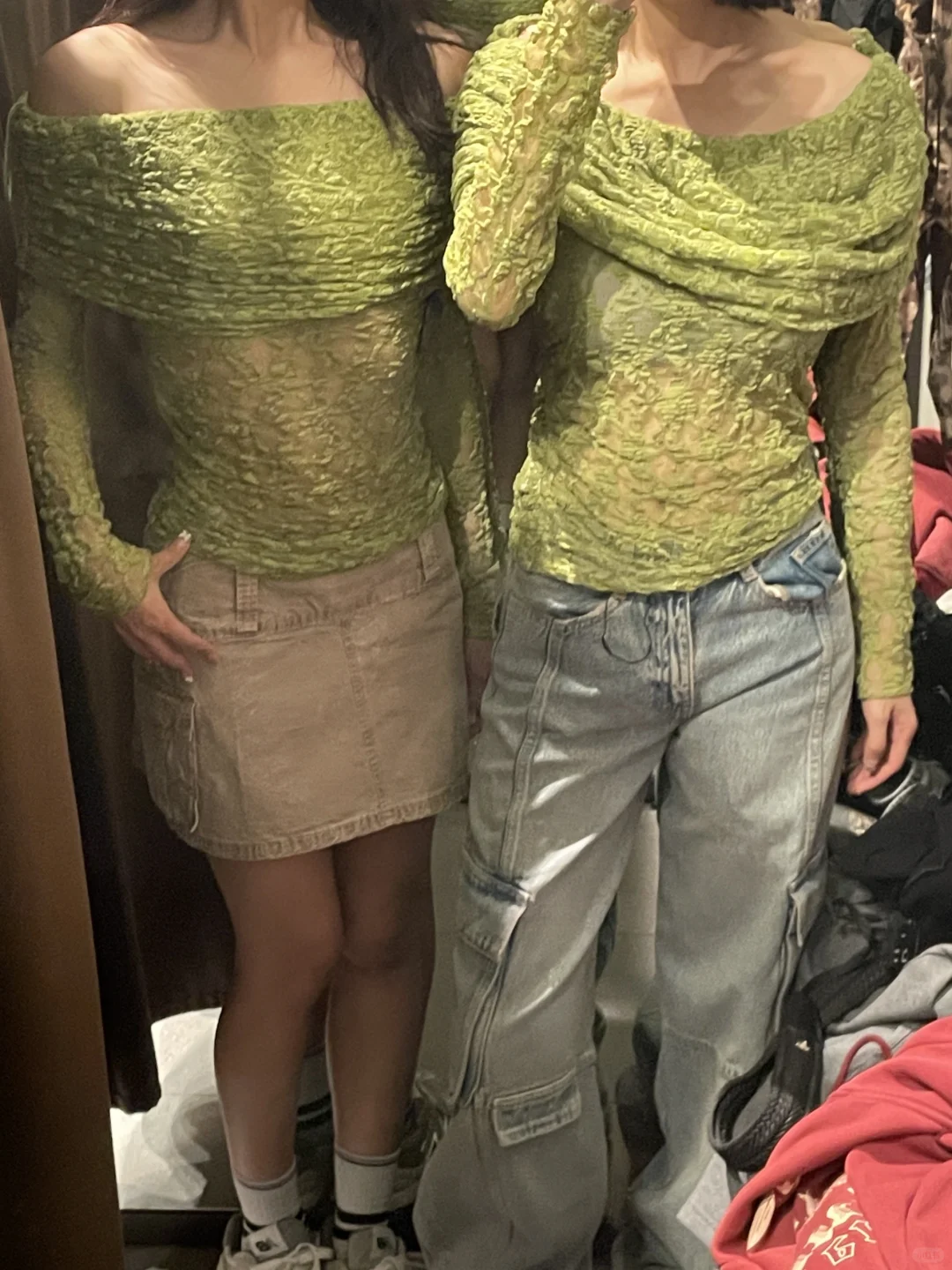 闺蜜穿搭|不同身材穿同一件衣服👚