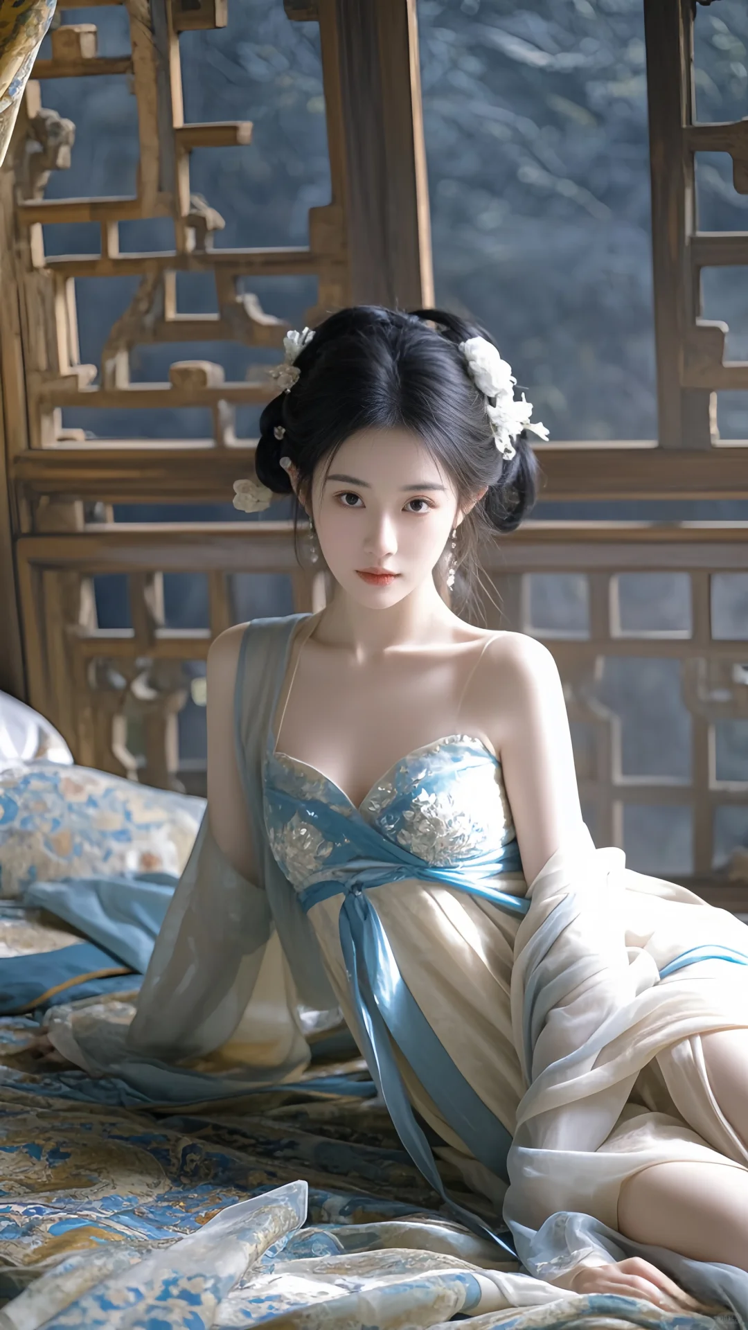 美到窒息的古装美女