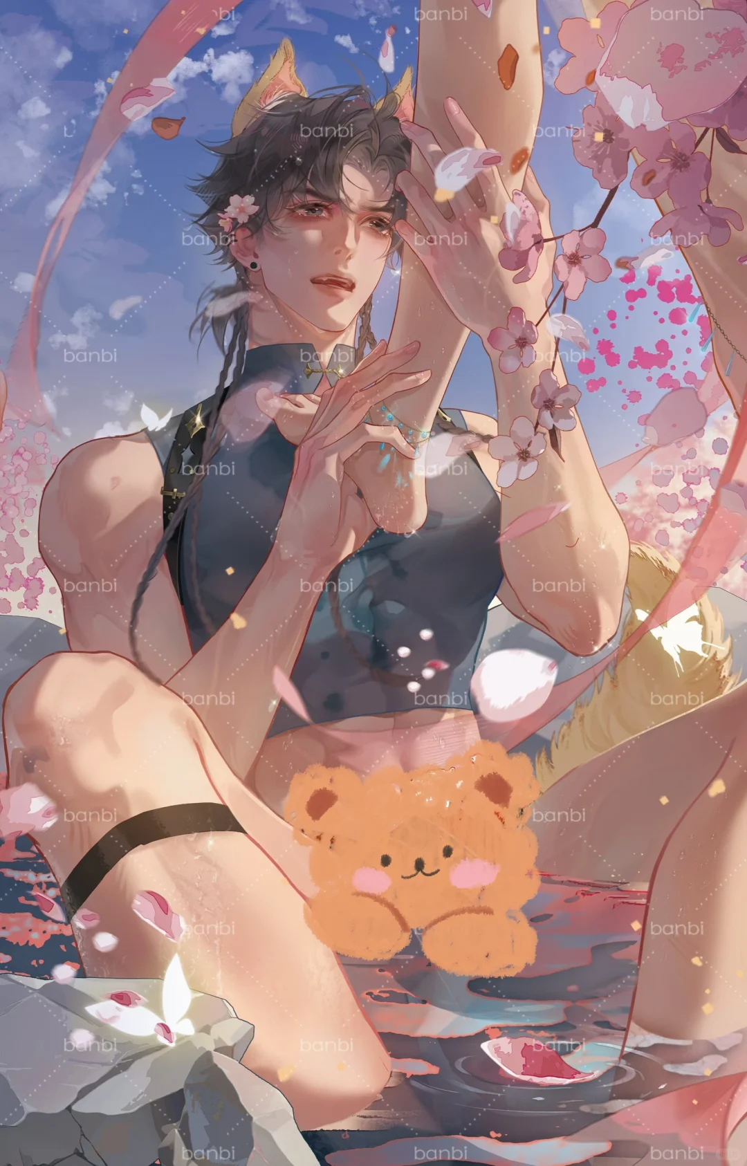 来看落水小狗