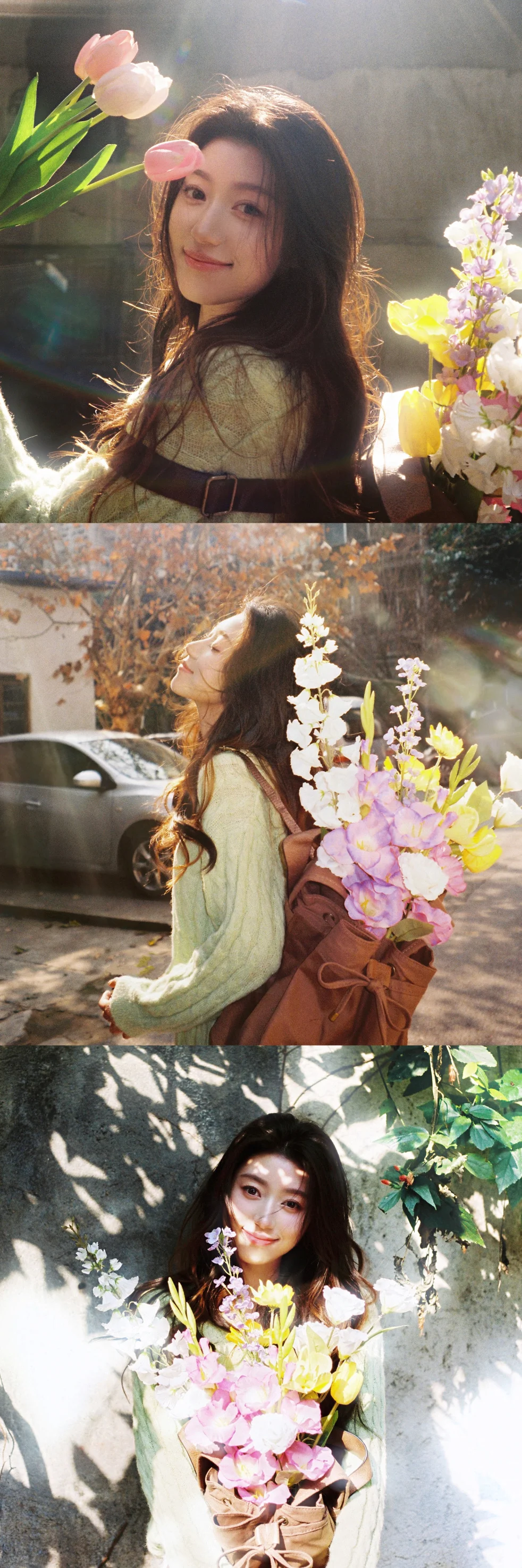 存一些春天和鲜花的拍照姿势📸🌸🍃