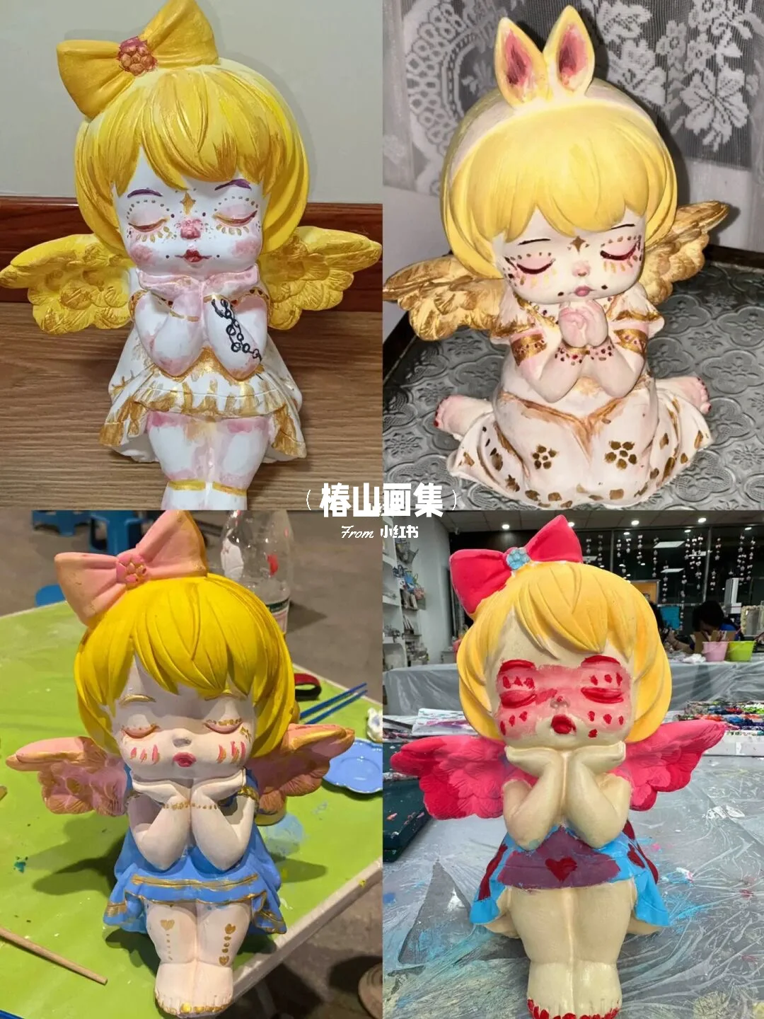 通宵整理‼️天使娃娃diy涂色攻略