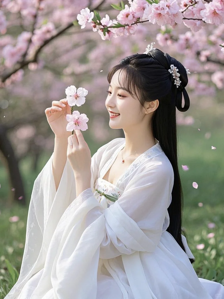 美女壁纸︳白衣佳人，飘飘若仙✨