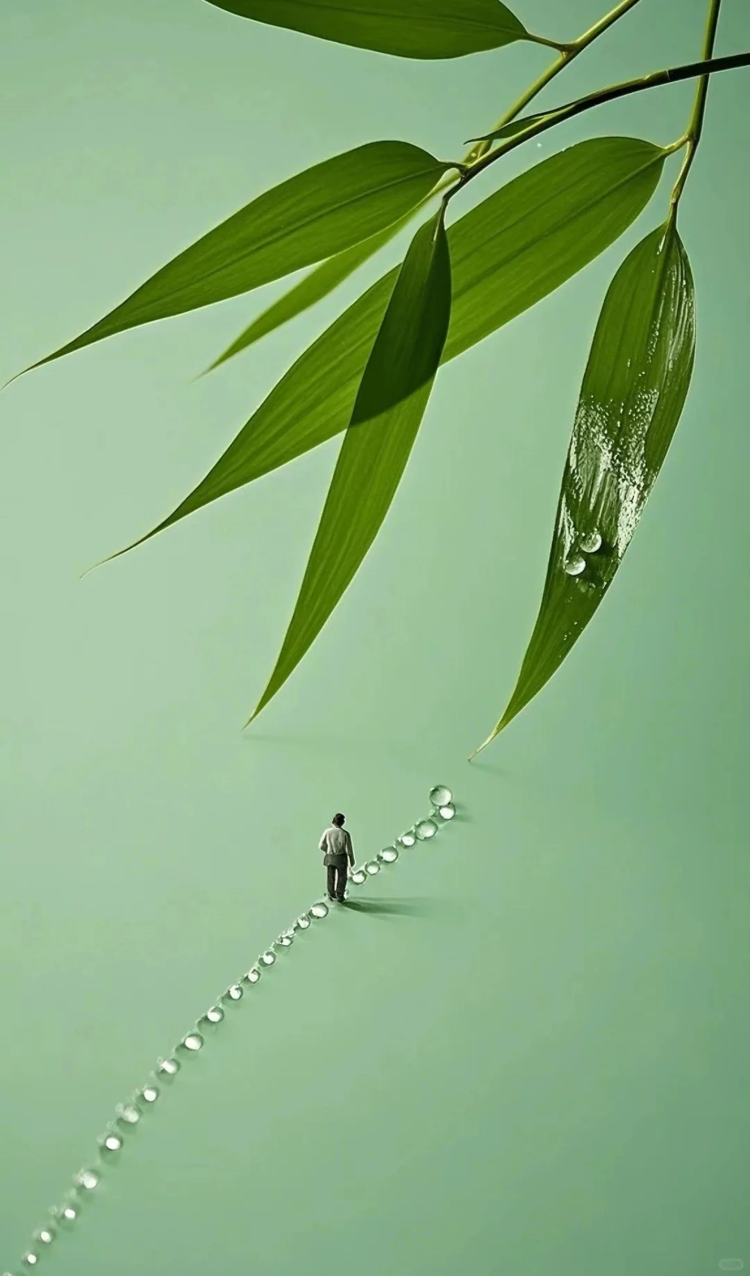 山水之间，绿意盎然，治愈系壁纸︱高清壁纸