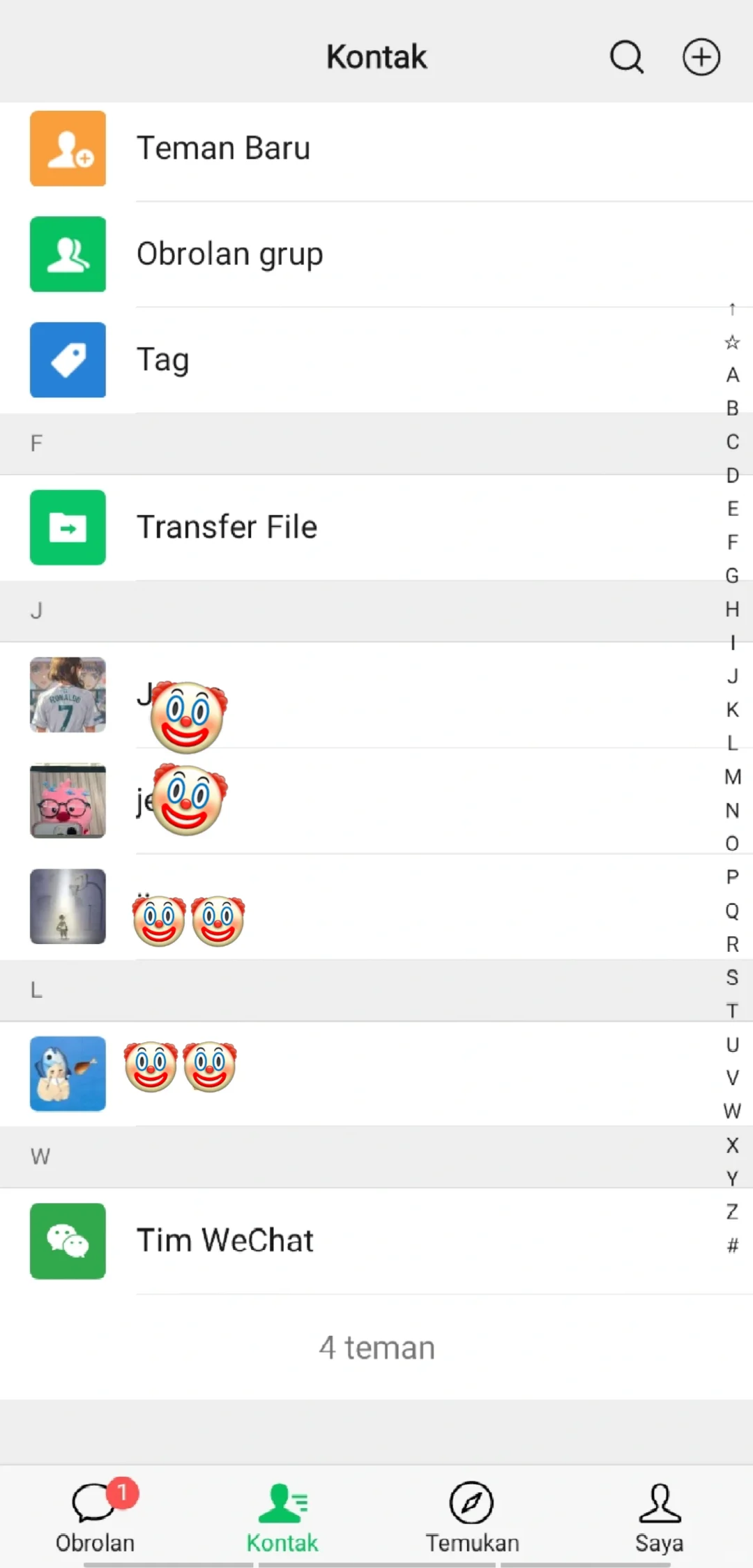 make friends in wechat?
