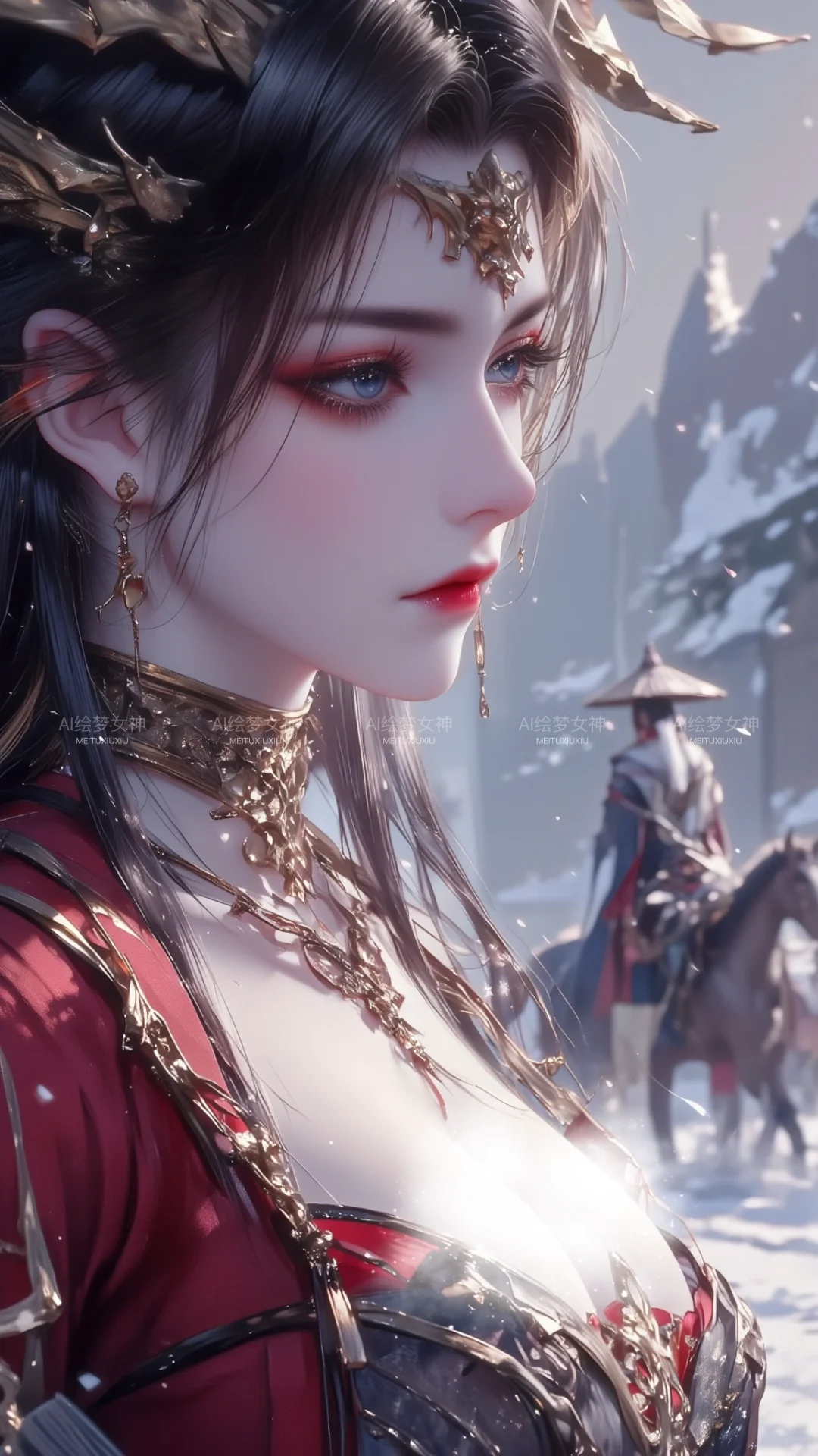 雪地里的美杜莎女王