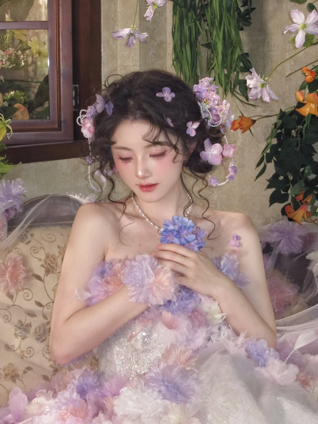 🍃谁懂这组春日花房少女的含金量‼️