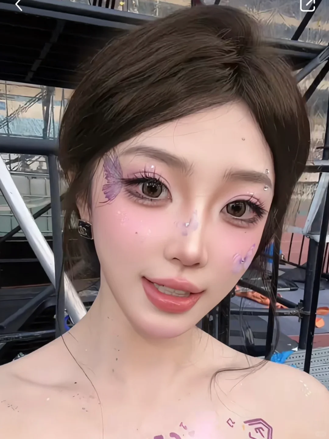 自己画的邓紫棋｜林俊杰应援妆