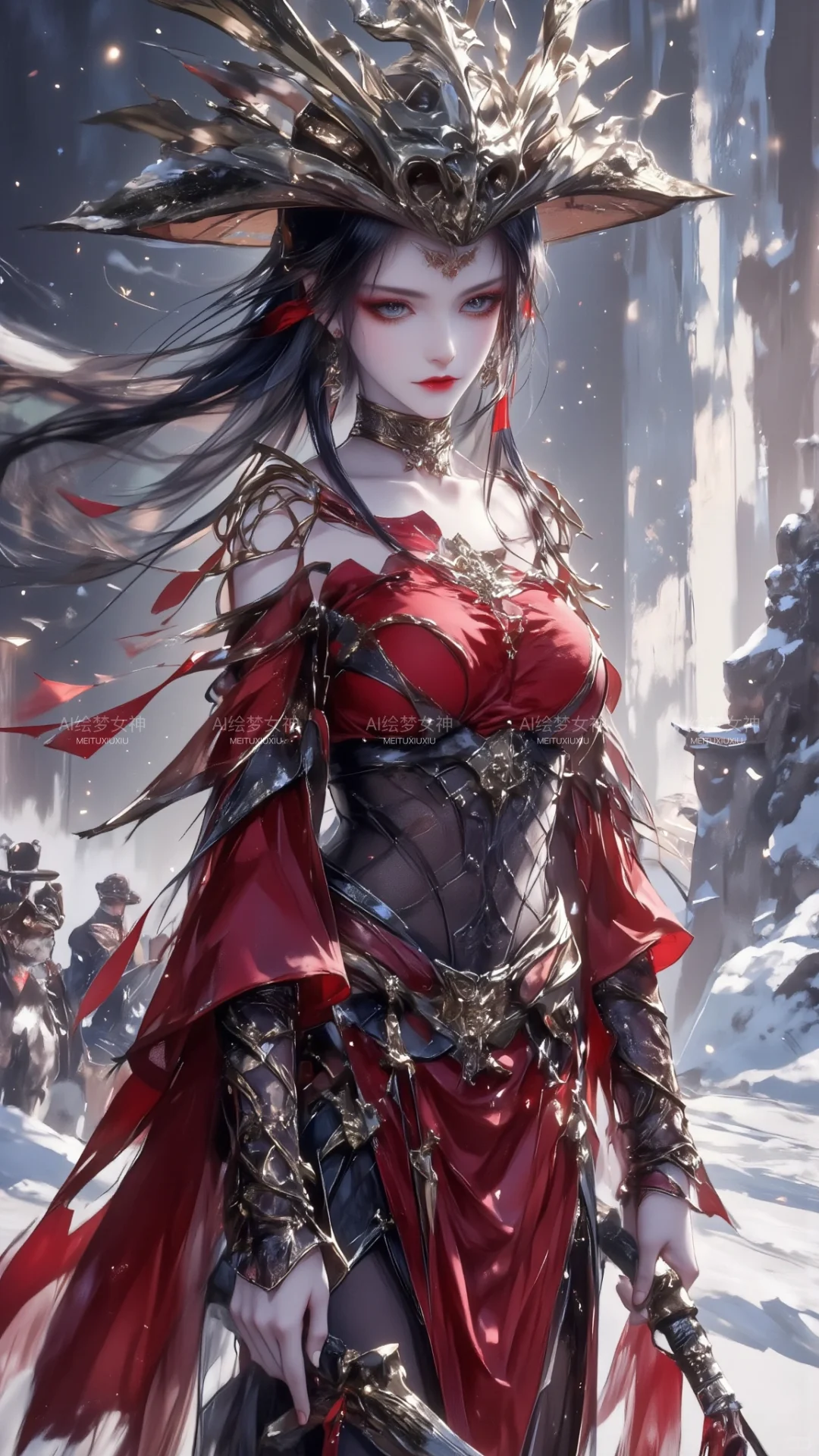 雪地里的美杜莎女王