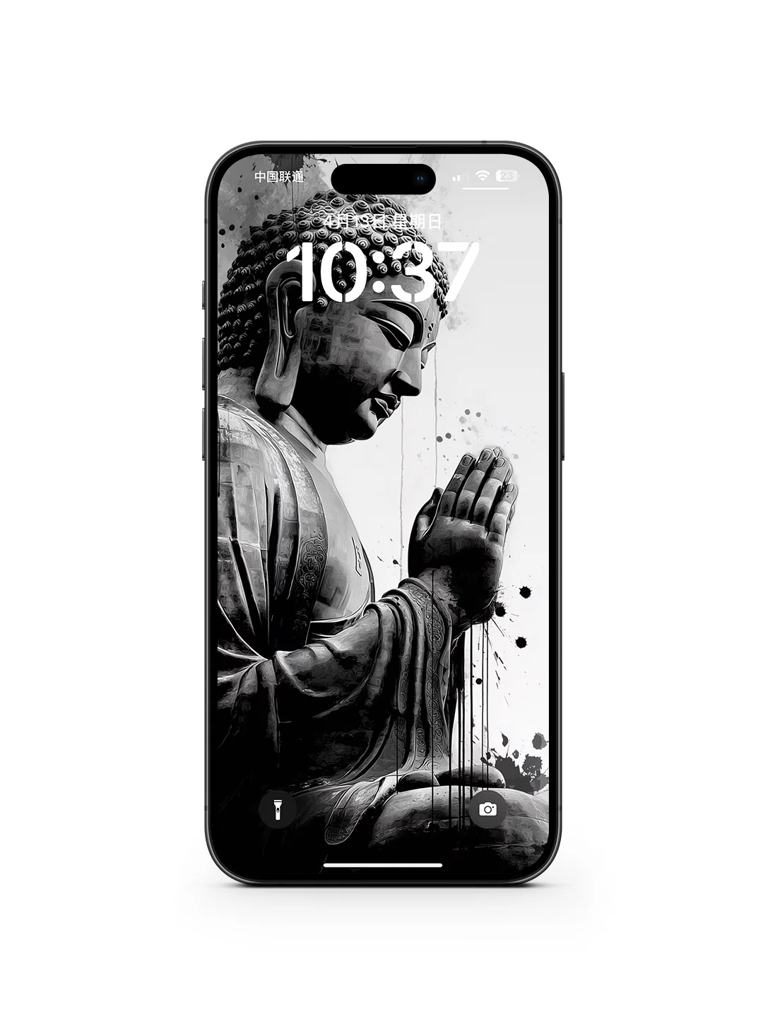 大日如来黑白画质壁纸｜148