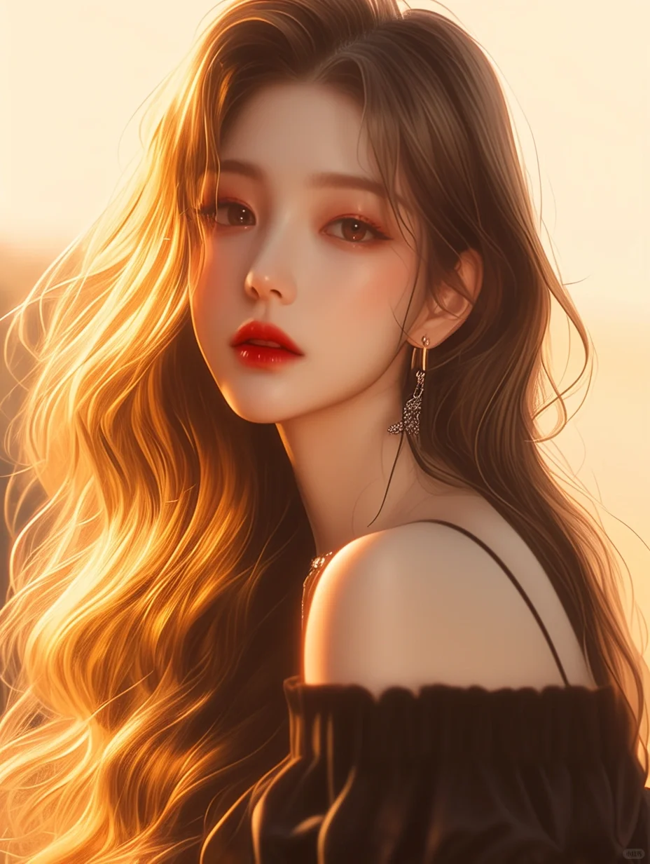 又美又飒氛围感拉满女生头像｜光感女头