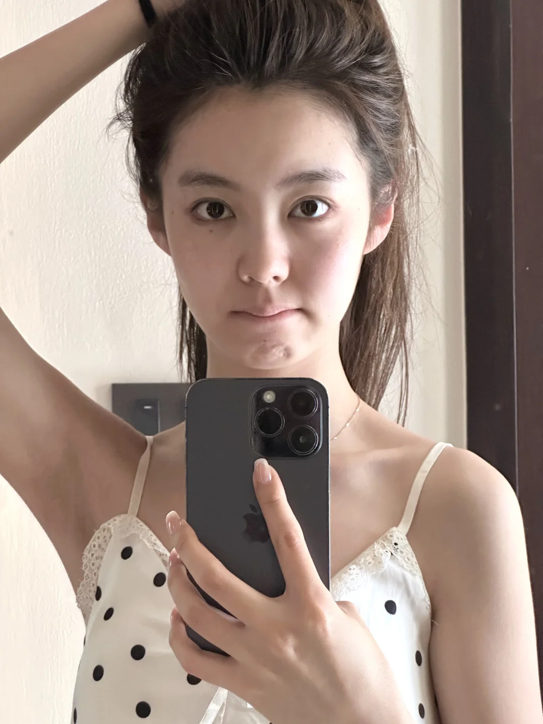 素颜 高马尾 实况