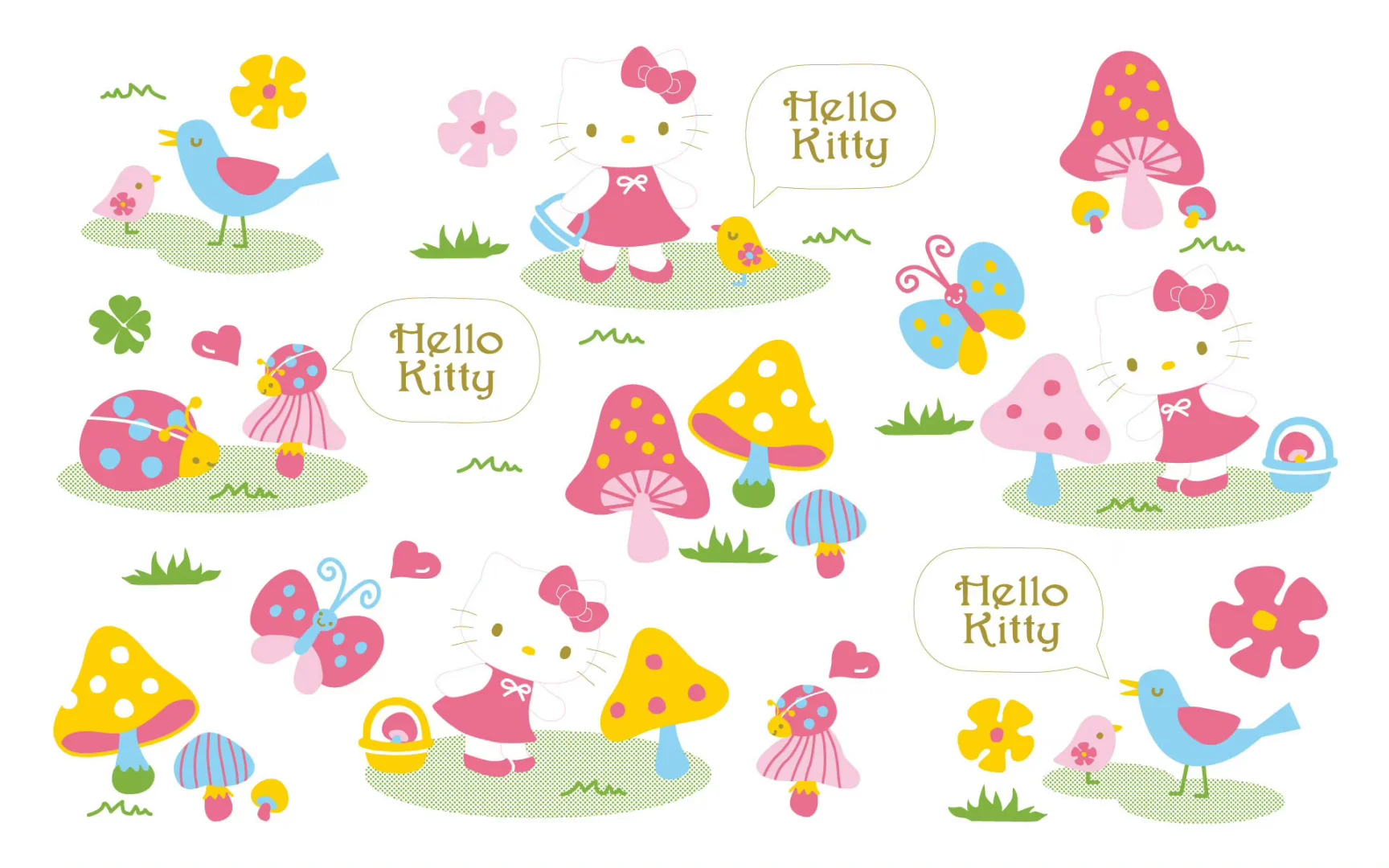 HelloKitty合集无水印电脑桌面高清壁纸图片