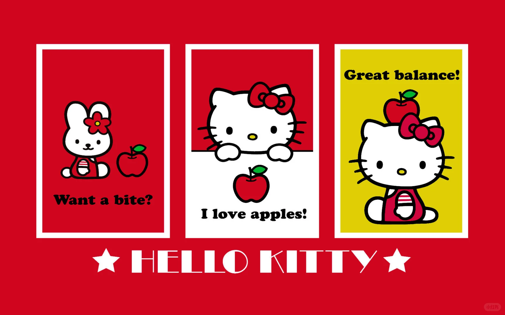 HelloKitty合集无水印电脑桌面高清壁纸图片