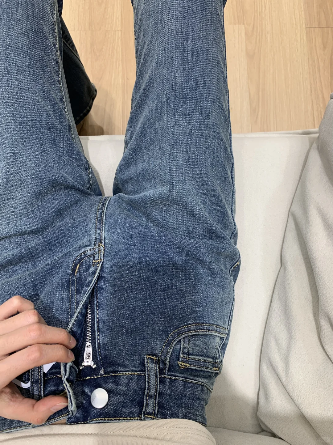 梨型身材的姐妹一定要试试这条微喇牛仔裤！！