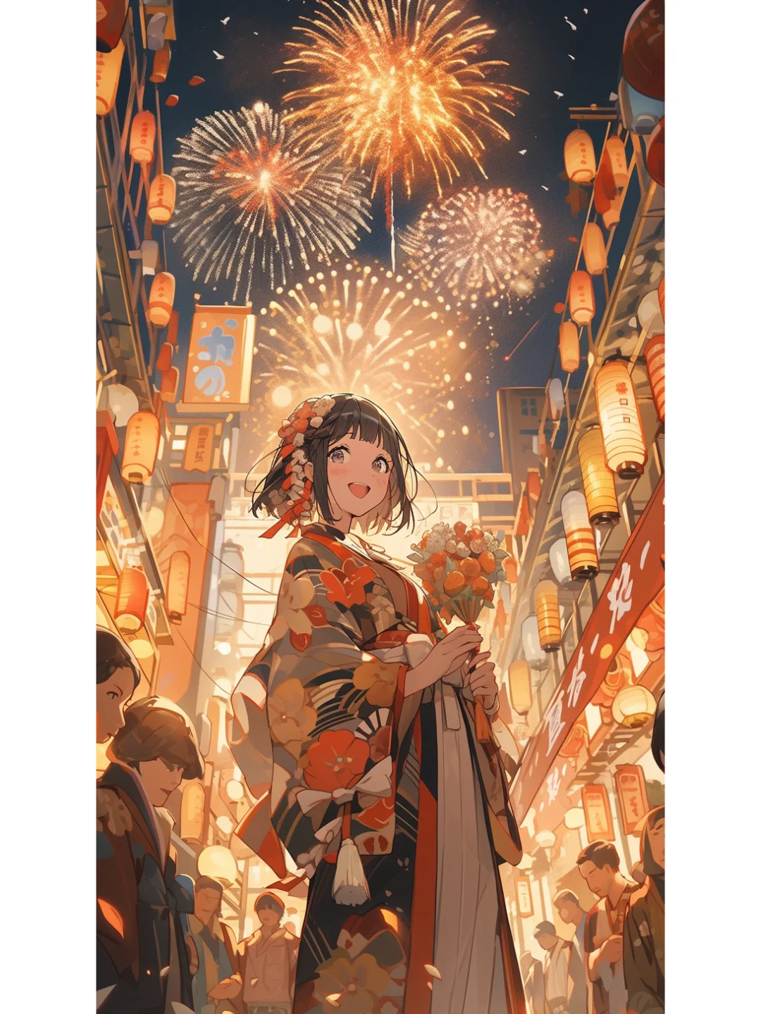 Midjourney | 漫画版落日烟花 （附关键词）